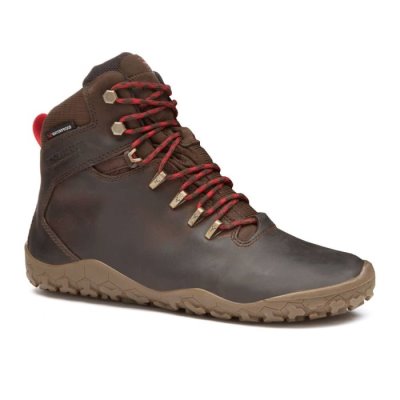 Vivobarefoot Tracker Firm Ground - Hardloopschoenen Donkerbruin Dames - JAE821047